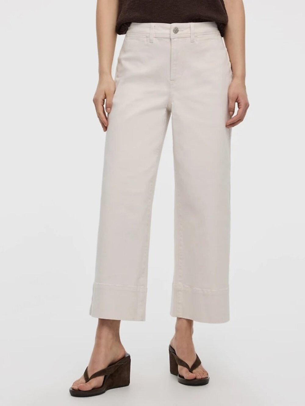 BNWOT | Reitmans Wide Leg High-Rise Cropped Mariner Jean | Size 27